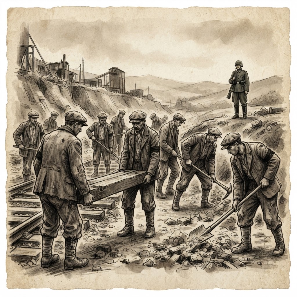 עבודת כפייה של יהודי רומניה בשנת 1943: ניתוח תיעודי של סדרת RG-25.003M