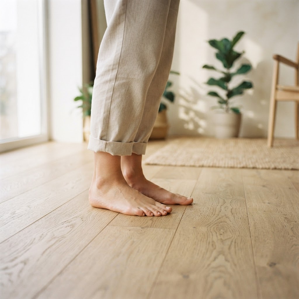 Close view of feet showing signs it may be time to see a foot care professional (placeholder image to replace)