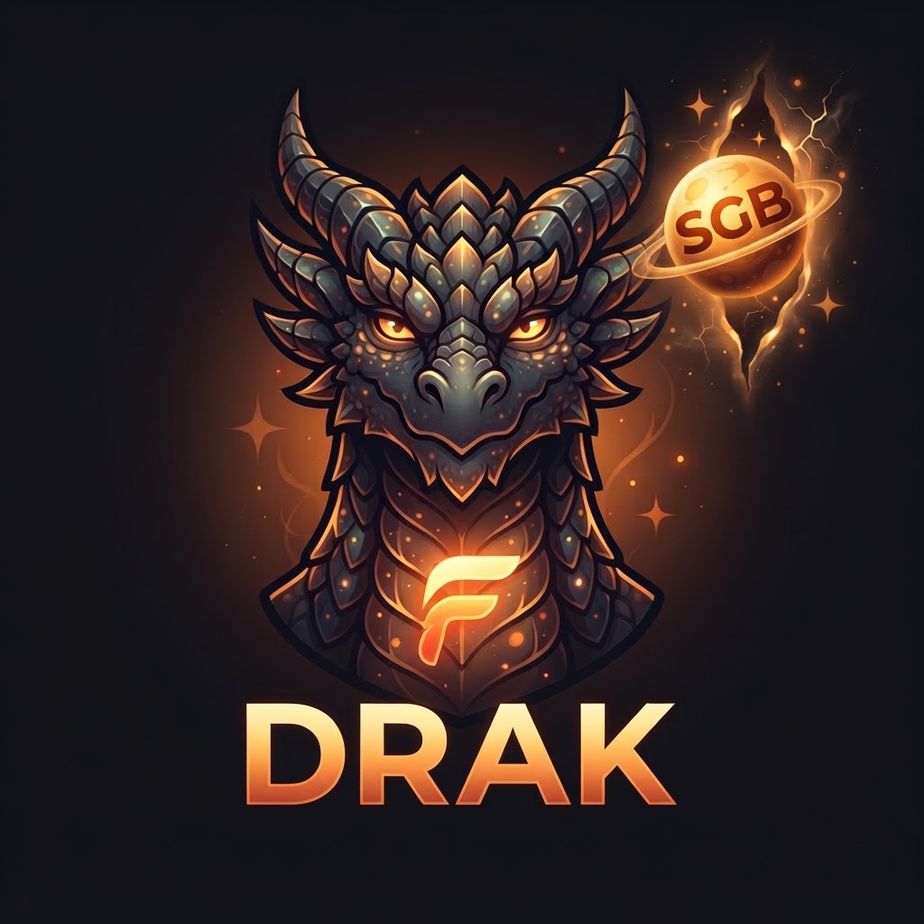 DRAK — raised by Hugo as the meme protector of the Flare community