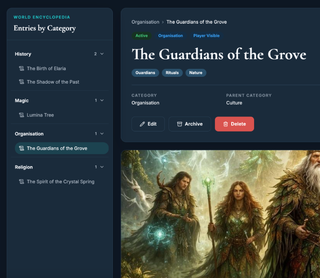 World Wiki showcase preview