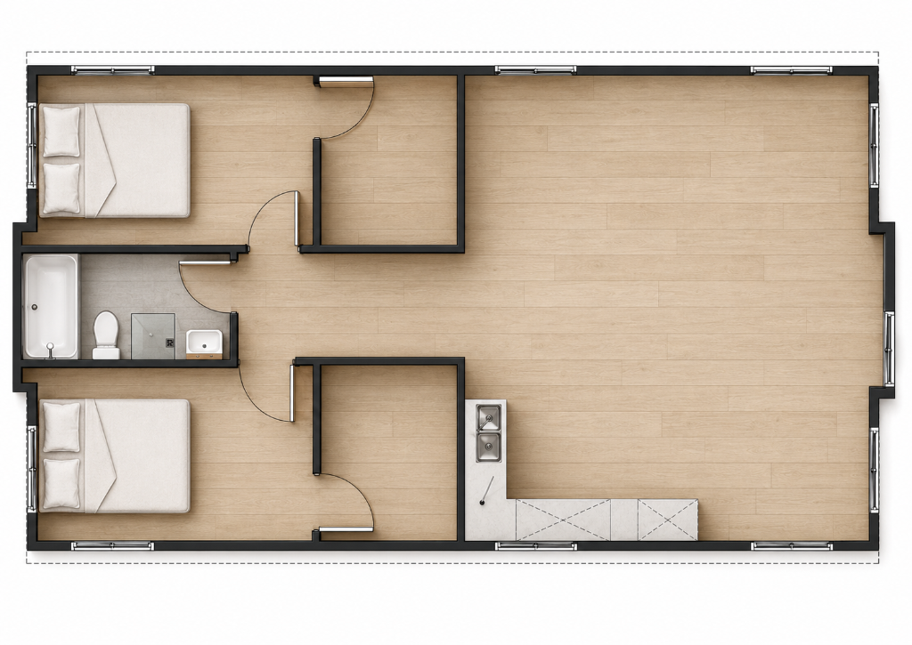 Karlen Two Bedroom / 2 x WIR #2 floor plan