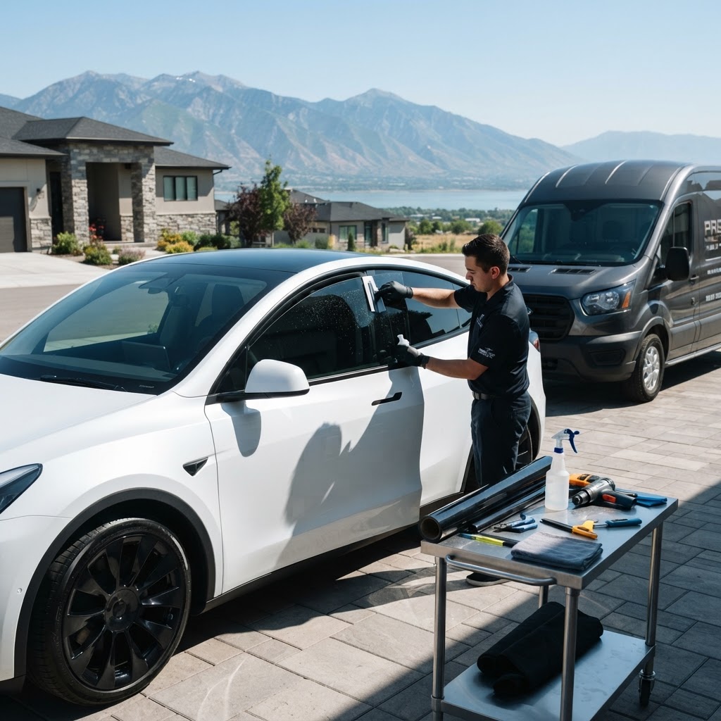 Mobile Window Tinting in Eagle Mountain & Saratoga Springs: What to Expect the Day Of
