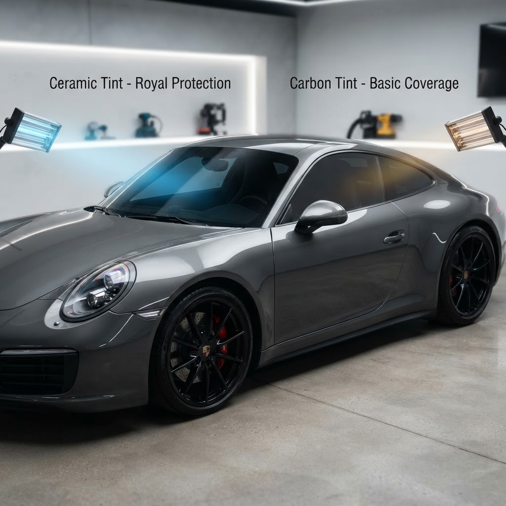 Ceramic vs Carbon Window Tint: Royal Protection vs Basic Coverage Compared