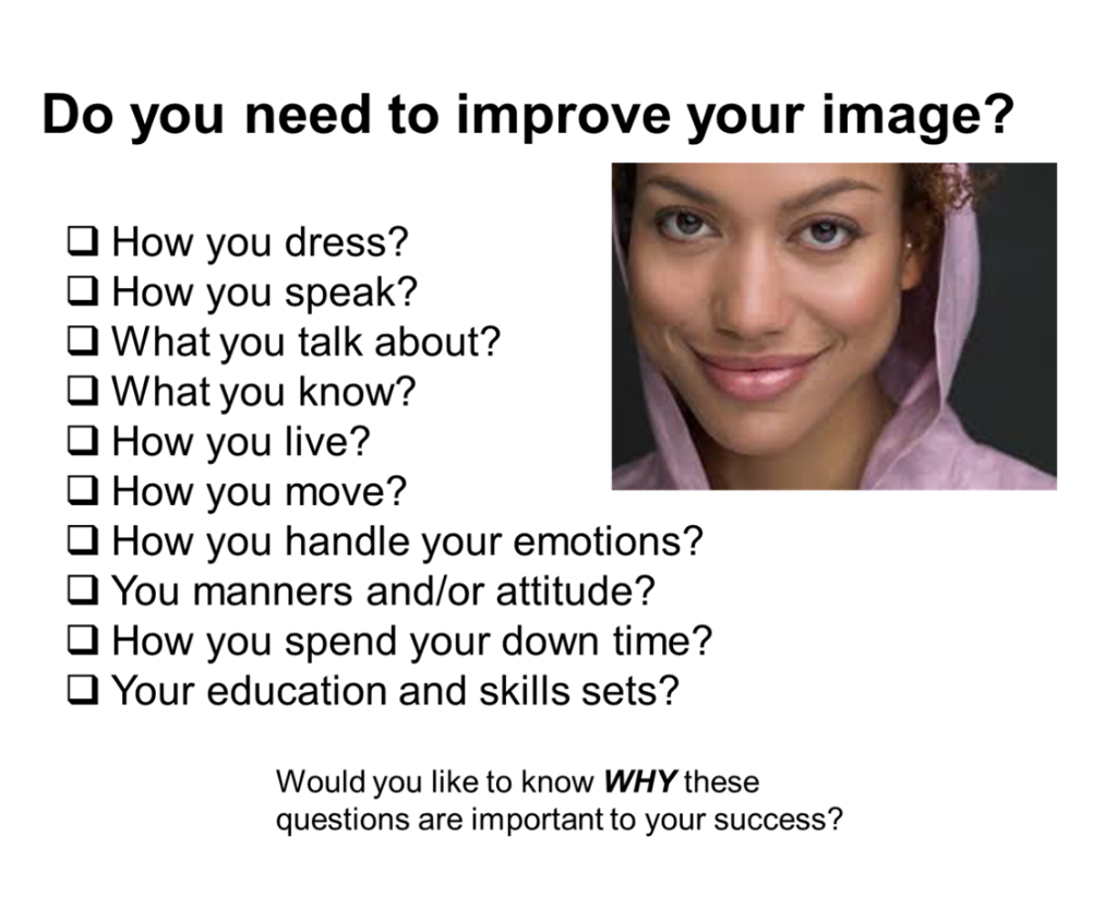 Do you need to improve your image?