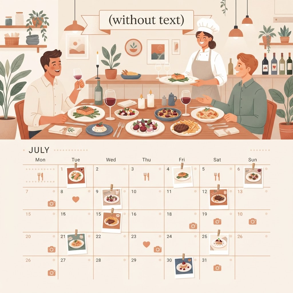How to Build a Restaurant Social Media Calendar (With Monthly Template)