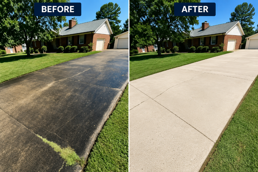 Before & After: What Professional Pressure Washing Actually Removes
