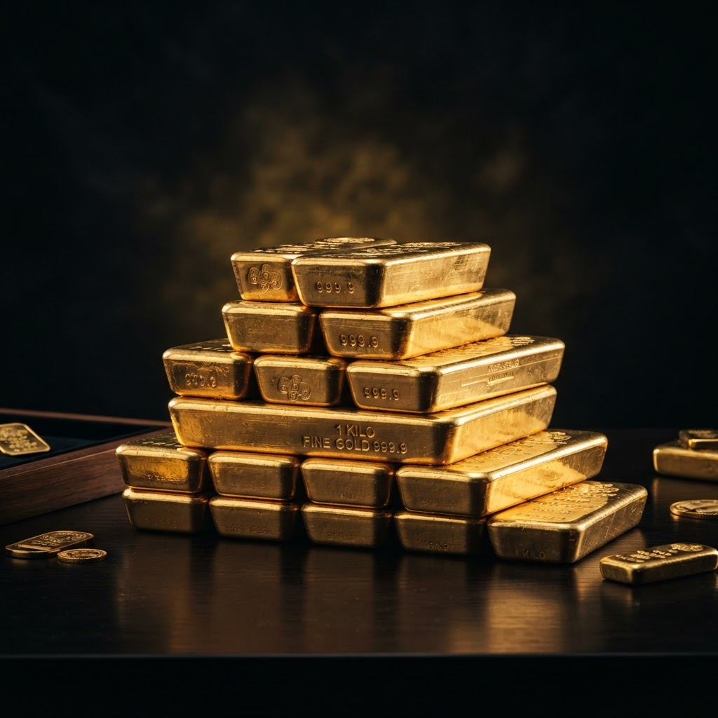 Lingotes de oro