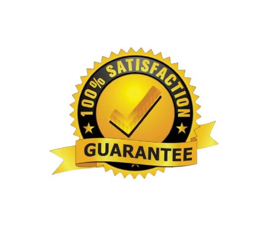 100% Satisfaction Guarantee seal