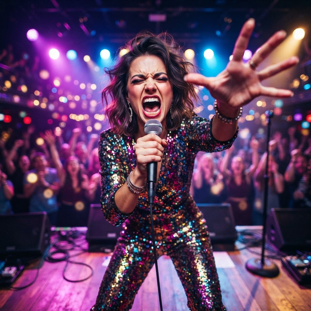 Cringiest singer on stage