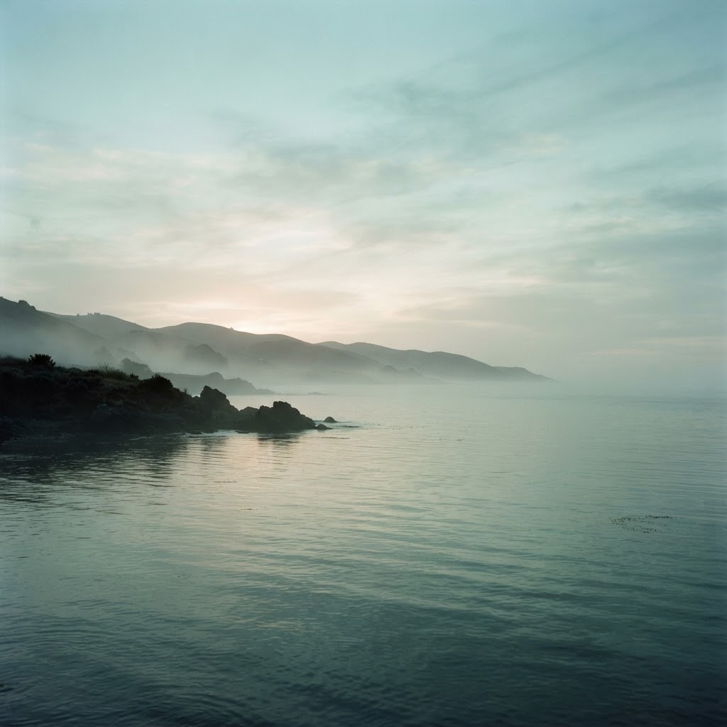 Calm maritime coastline at dawn
