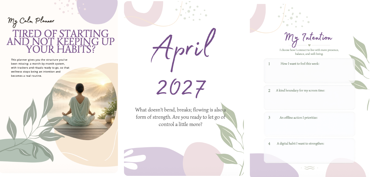 My calm planner English