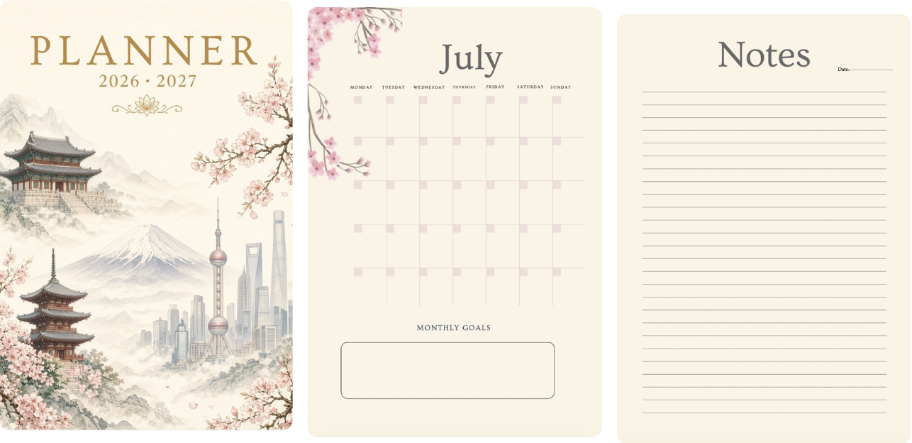 Planner 2026 - 2027 English