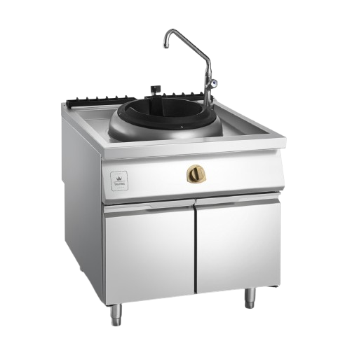 Gas Wok Range with Cabinet