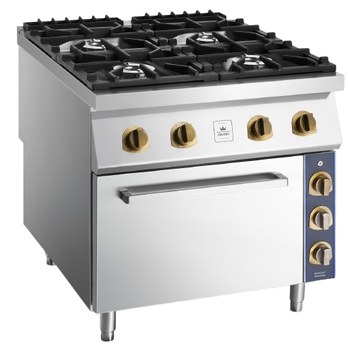 Gas Burners with Oven