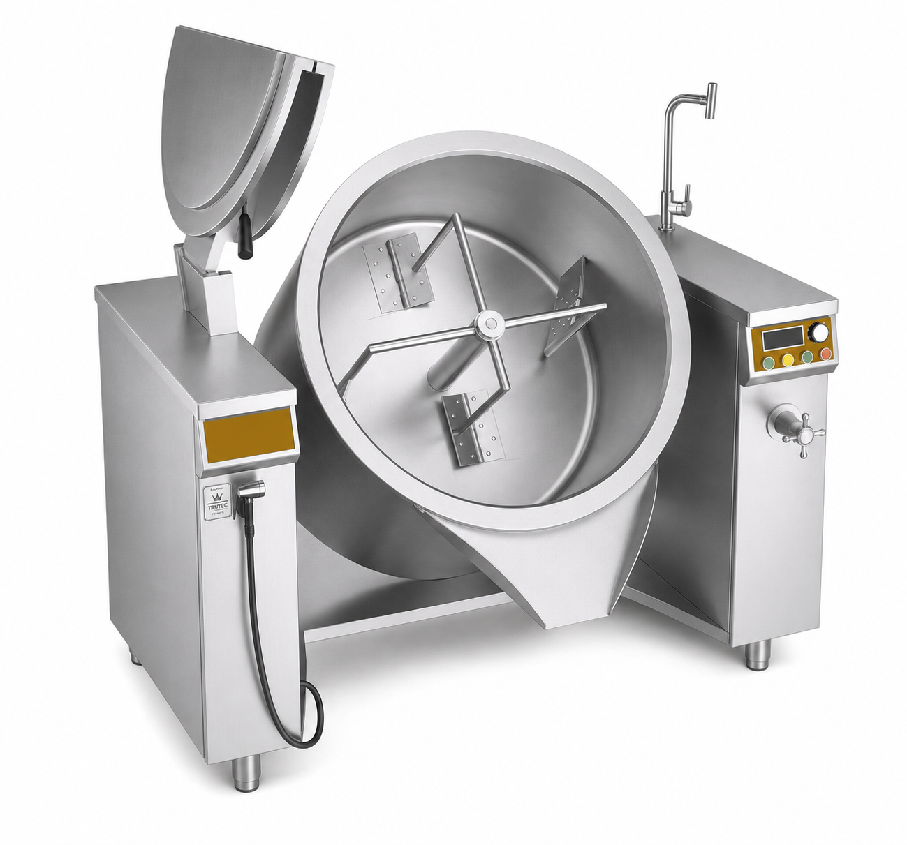 Induction Tilting Boiling Kettle with Stirring Device