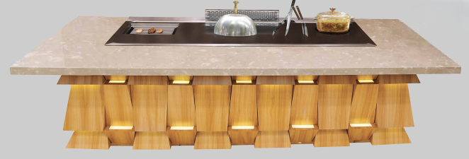 3-in-1 Multifunctional Teppanyaki Table