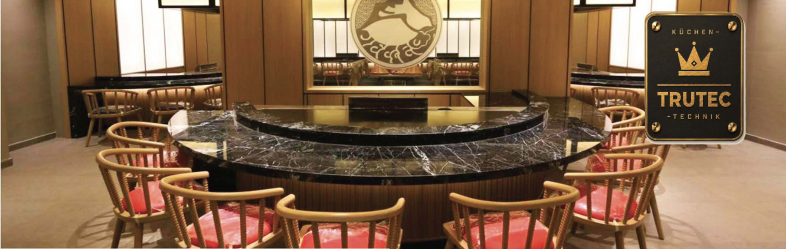 Semi-Circle Teppanyaki Table
