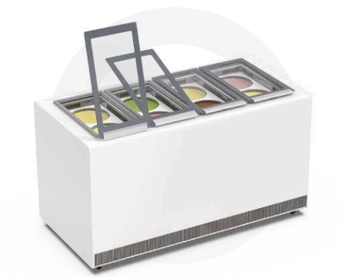 Gelato Pozzetti Counter GBPro (4–12 Barrel)