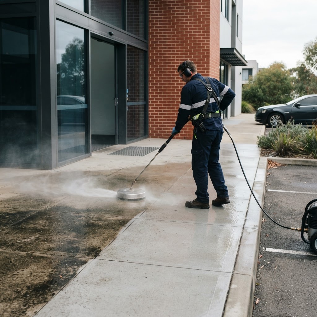 Commercial Exterior Cleaning Melbourne by Facility Clean Australia