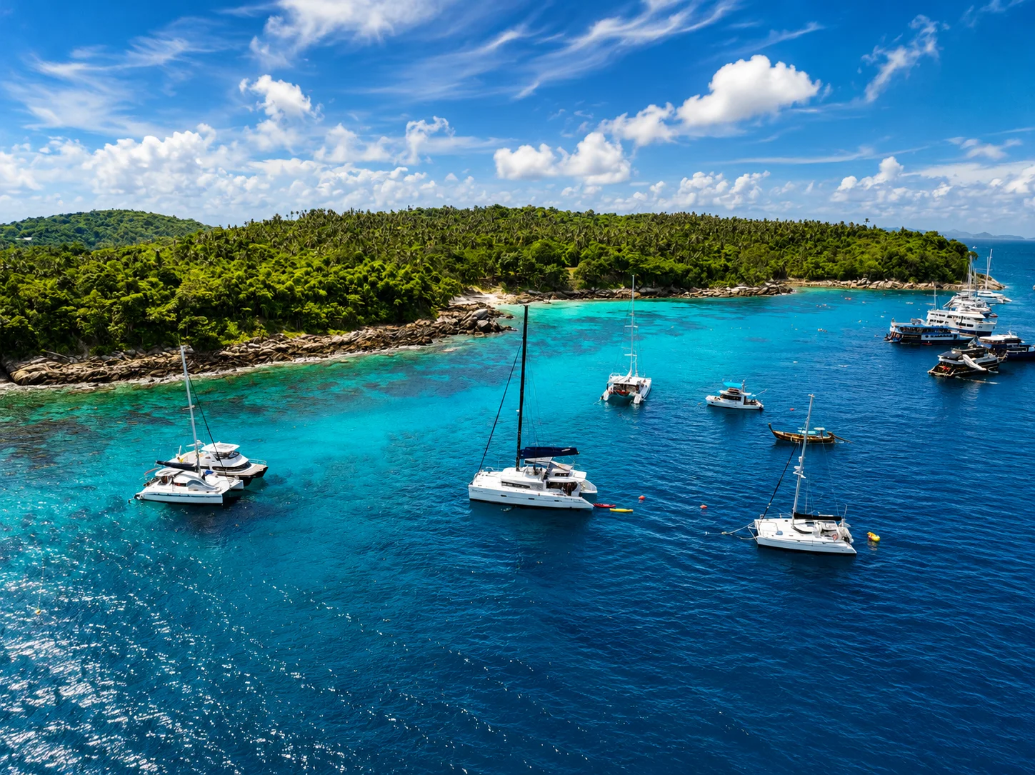 Catamaran Excursion to Koh Racha, Coral Island & Koh Lone 2