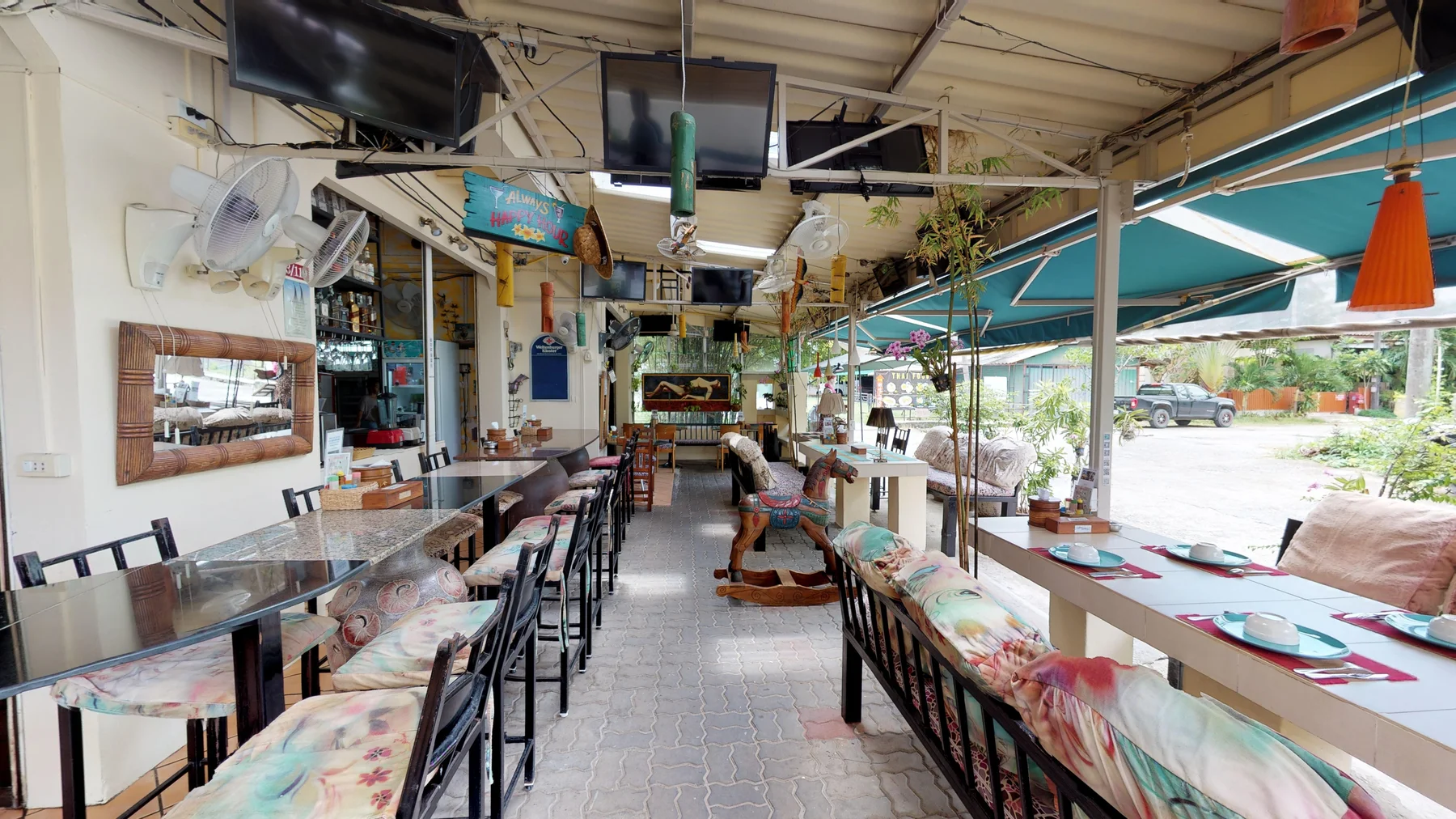Kokosnuss German Restaurant interior in Phuket