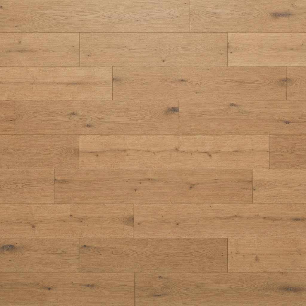 Flooring — Heated tile for kitchen and bath.