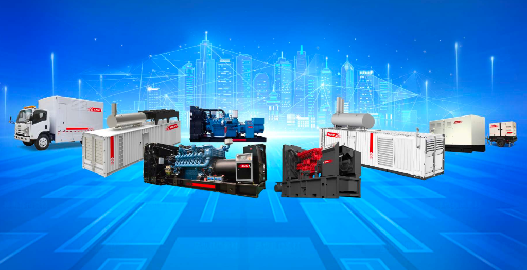 SANY diesel generator sets banner