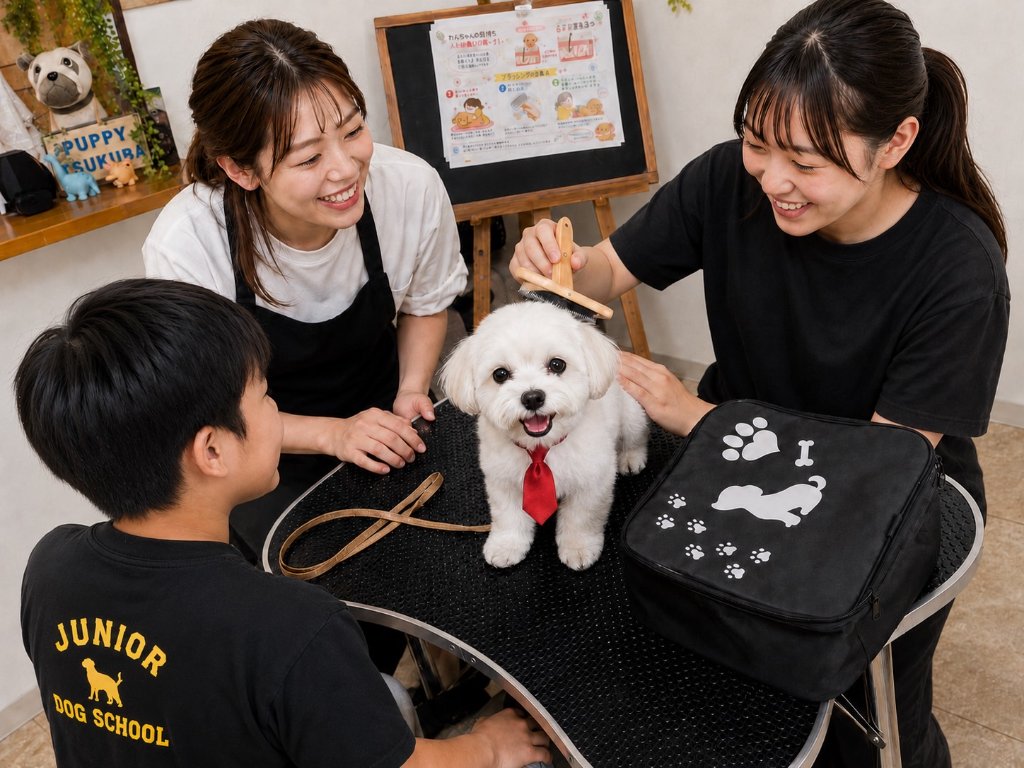 ジュニアドッグスクール — 子どもと犬が一緒に学ぶ