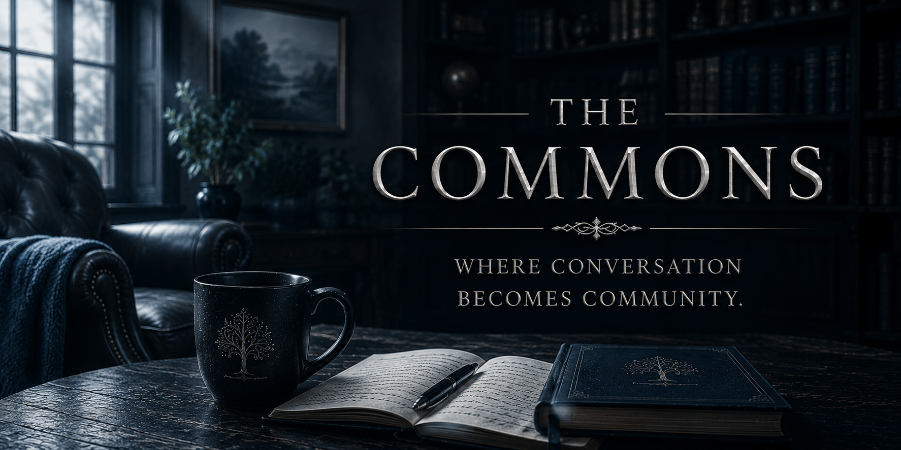 The Commons — where conversation becomes community.