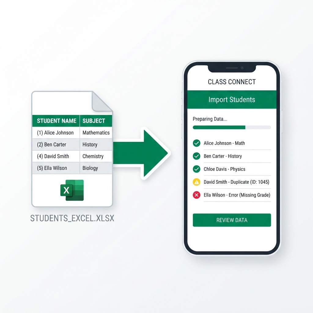 Importez votre fichier Excel