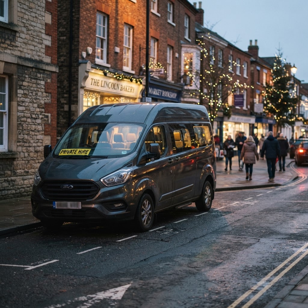 8-Seater Minibus Hire in Gainsborough: Perfect for Races, Festivals & Christmas Parties