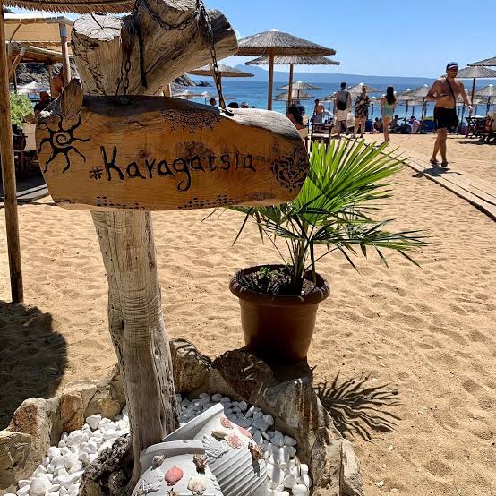 Karagatsia beach, Ammouliani Island