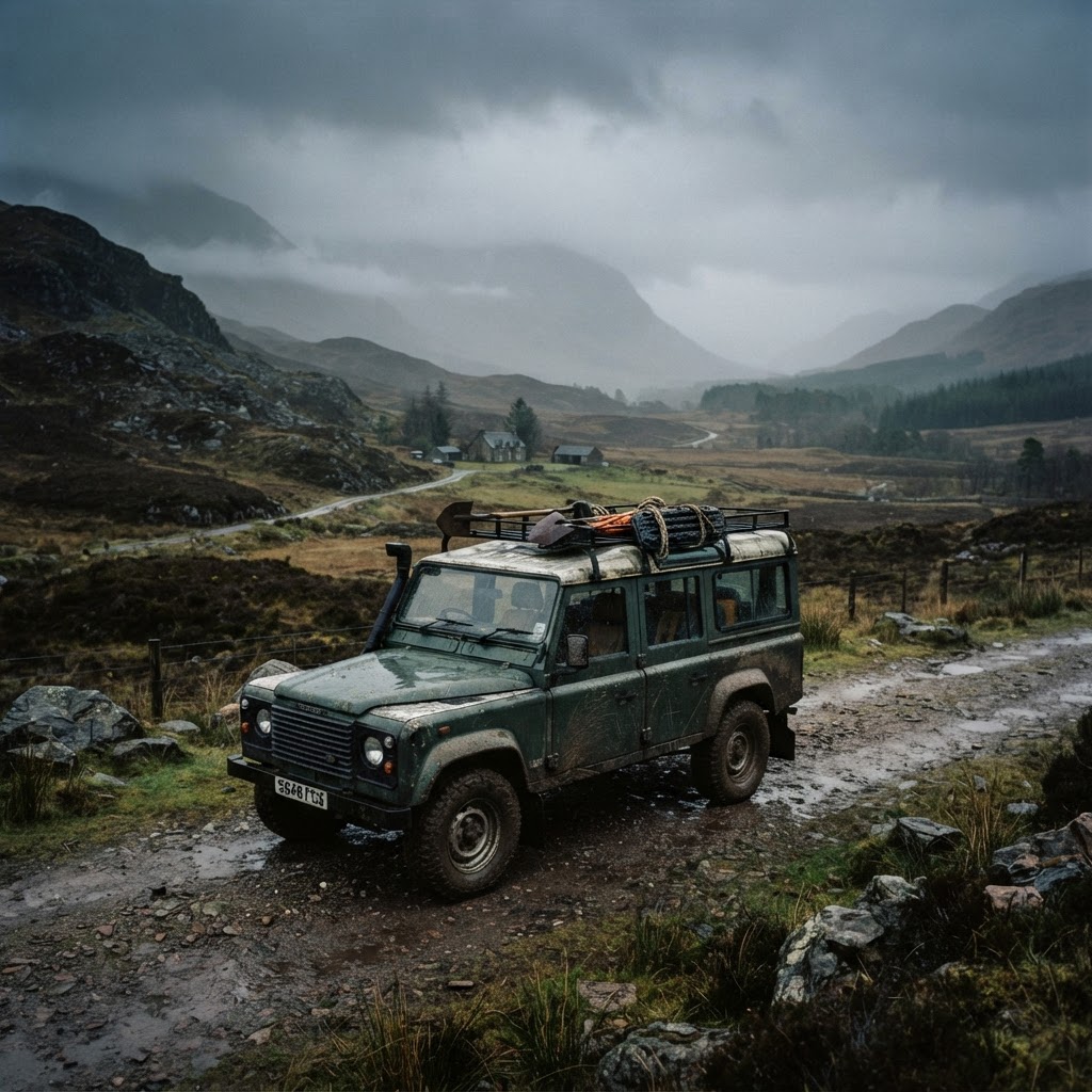Land Rover Defender before