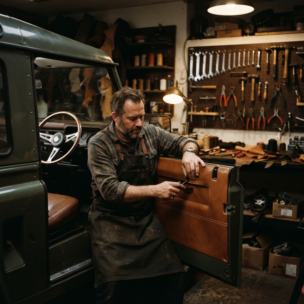 Bourn craftsman at work
