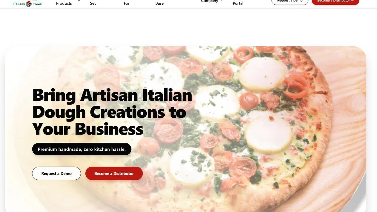 pizza template preview