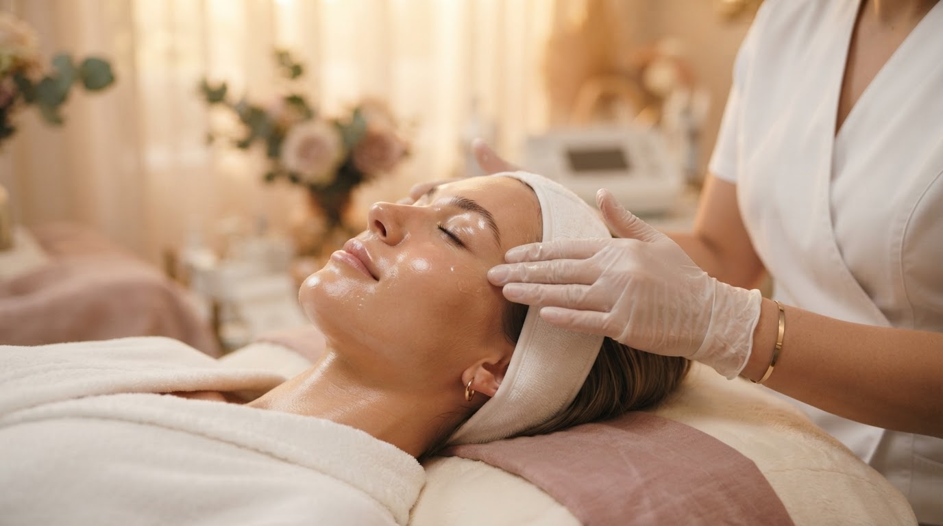 Luxury facial treatment at Velvet - Skin Studio