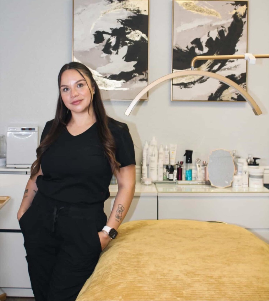 Karla Adame, founder of Velvet Skin Studio