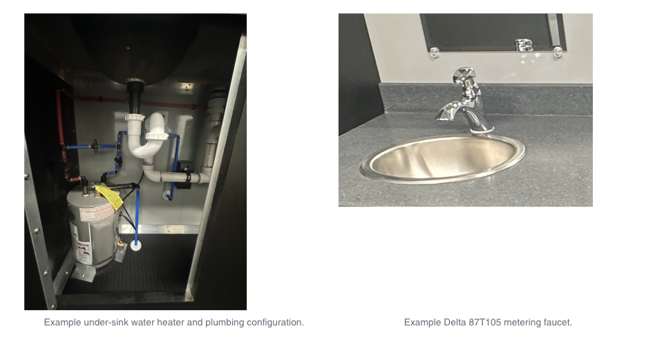 Lavatory & Water Heater — figure 2