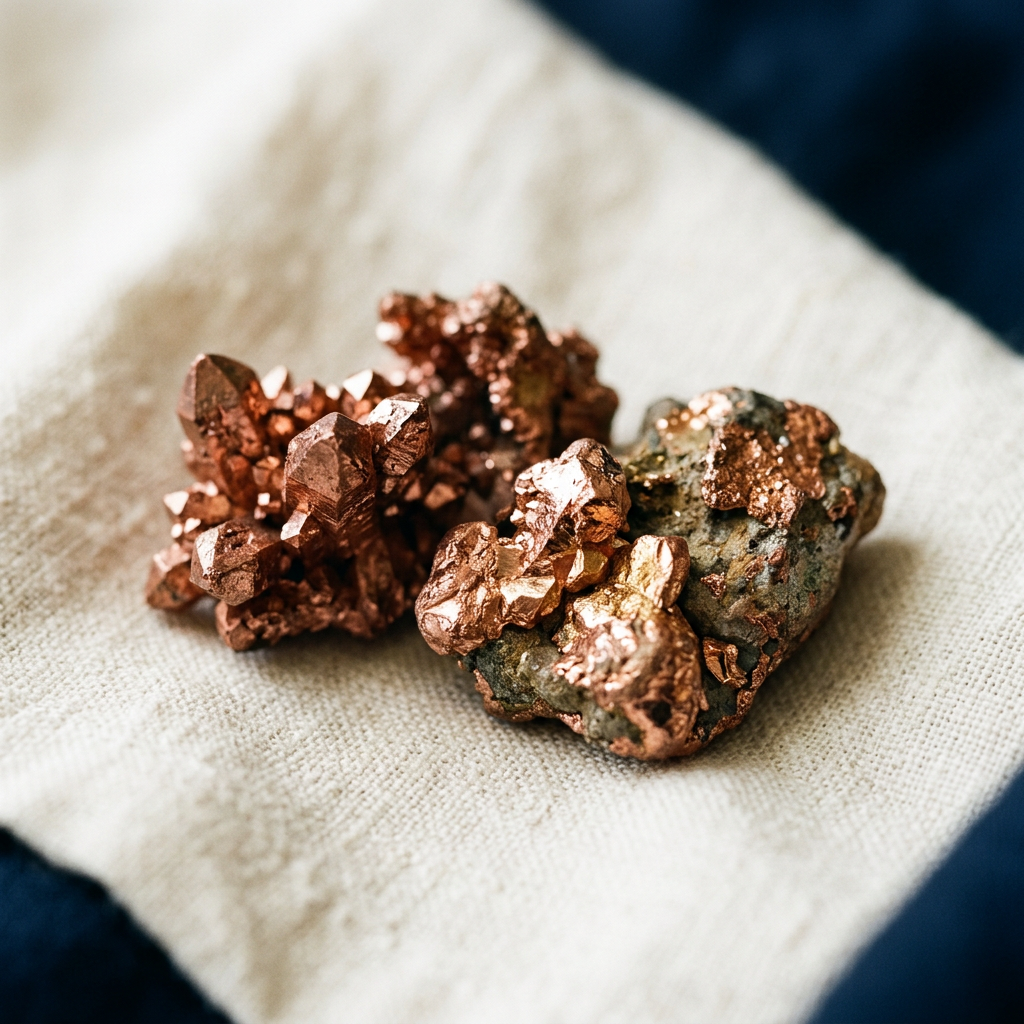 Crystalline mineral structures