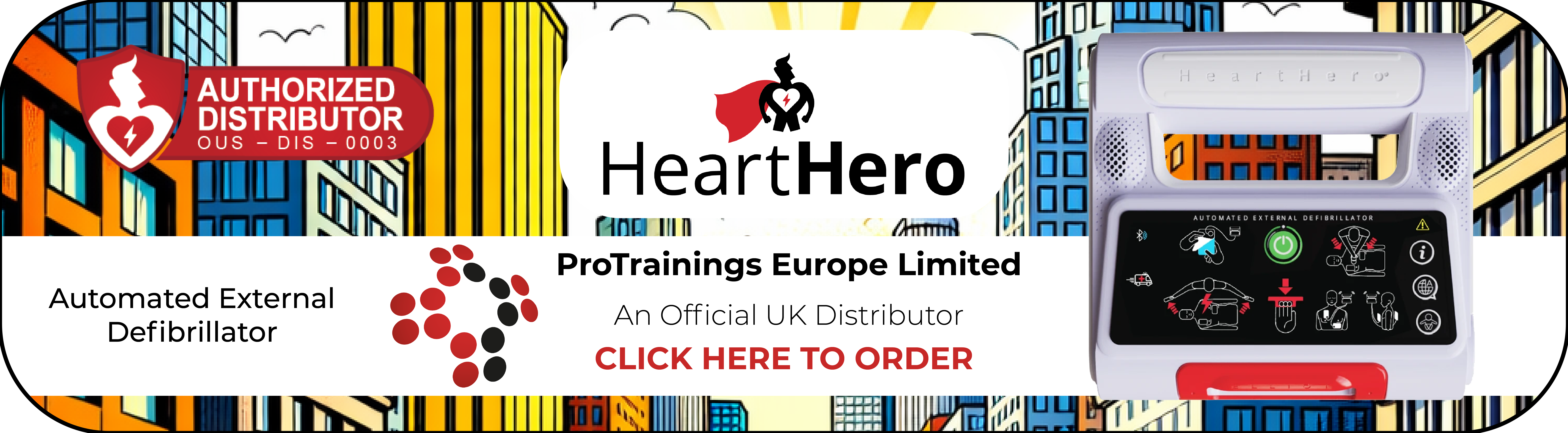 HeartHero AED — Authorized Distributor. Click to view in store.