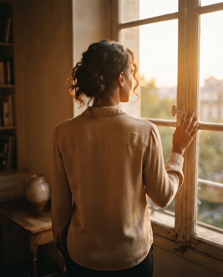 Femme en réflexion