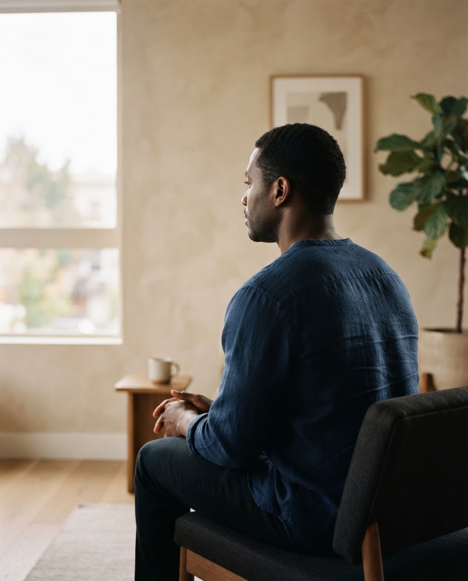 Homme en réflexion