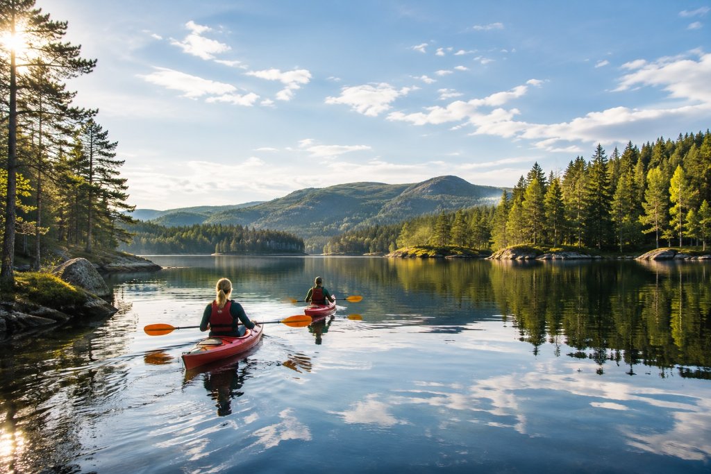 Lake Nisser Kayaking