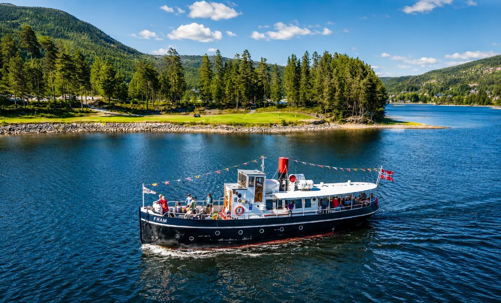 MS Fram on Lake Nisser