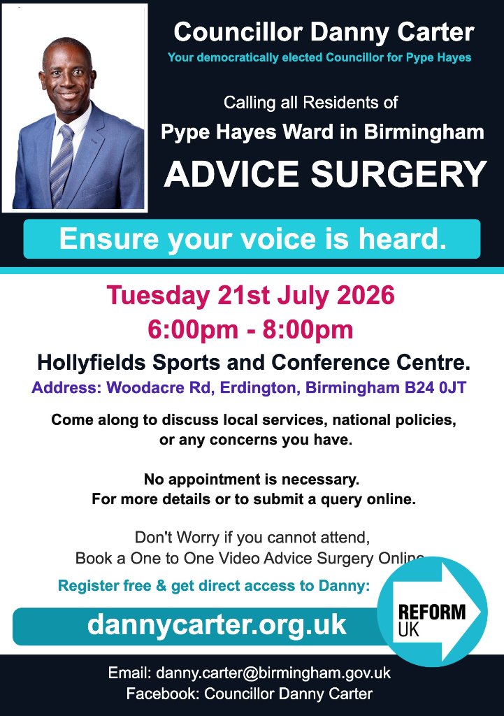 Advice Surgery — Pype Hayes Ward