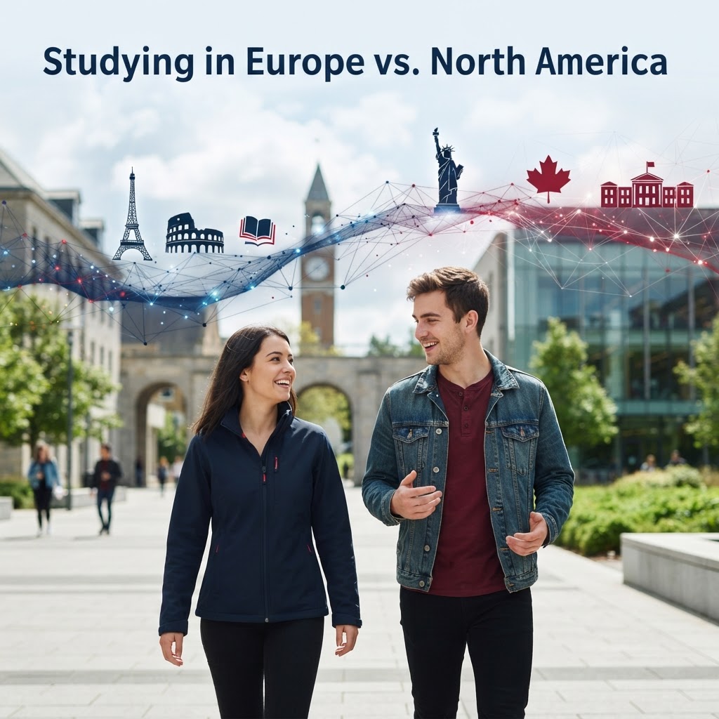 Studying in Europe vs. North America: A Guide to Choosing Your Ideal Destination