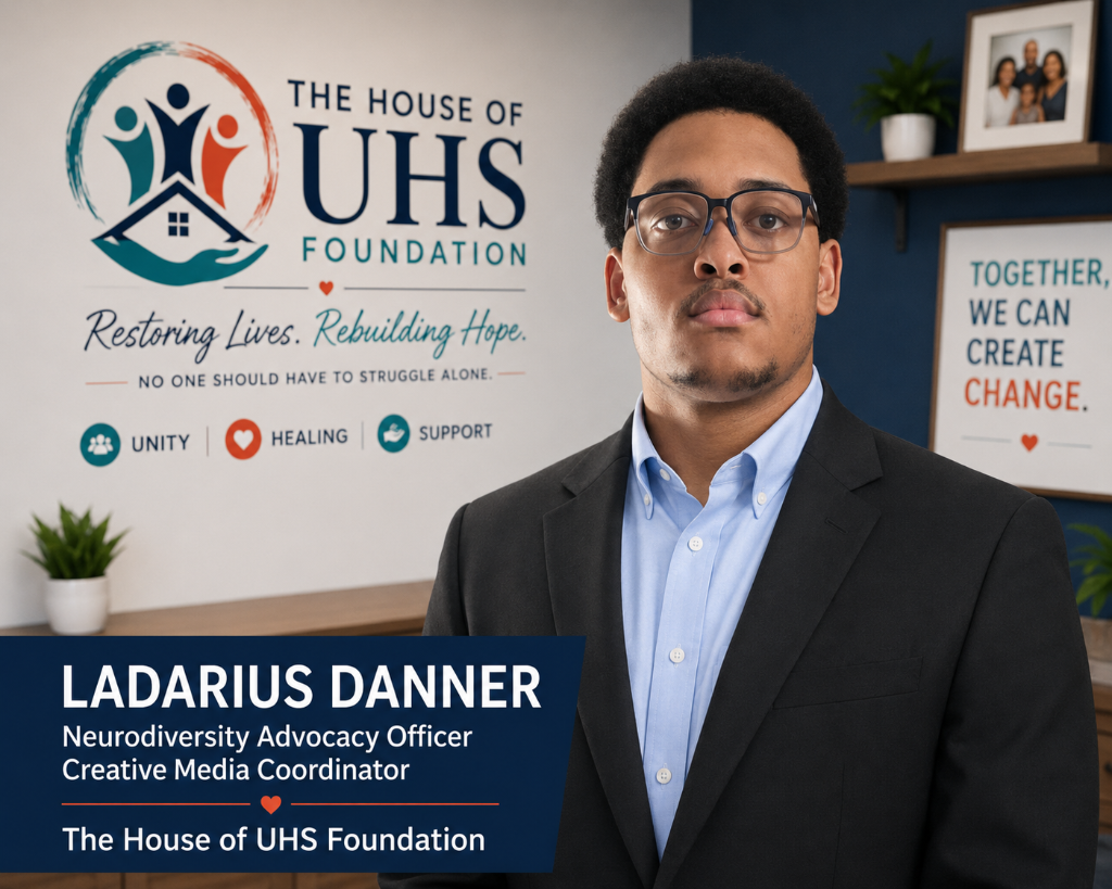 LaDarius Danner, Neurodiversity Advocacy Officer & Creative Media Coordinator