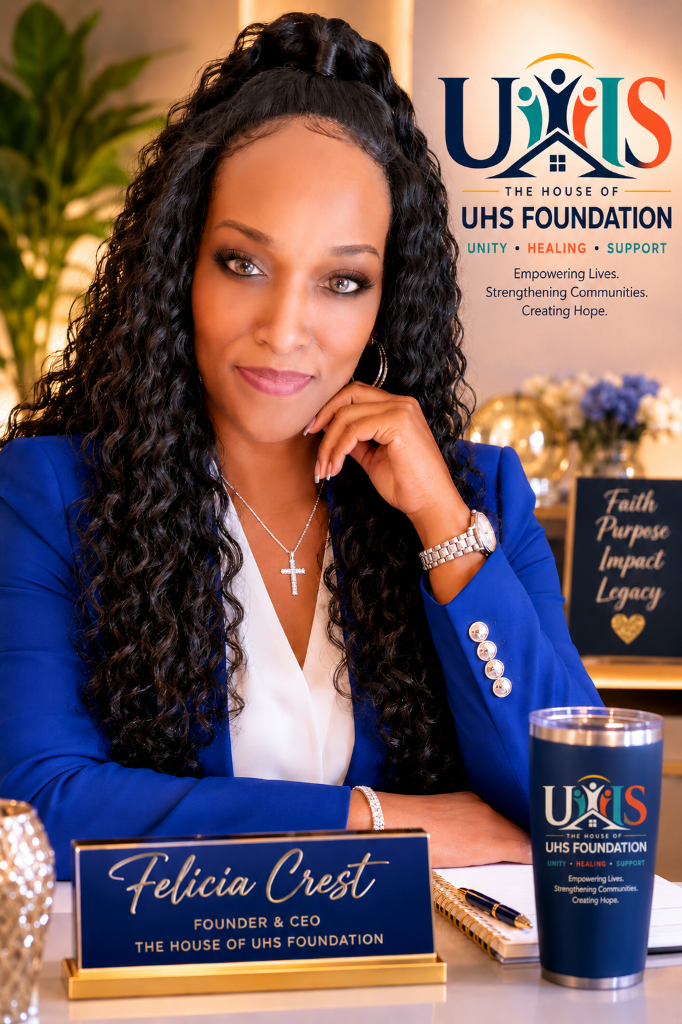 Felicia Crest, Founder & CEO of The House of UHS Foundation, a disabled veteran and neurodivergent advocate