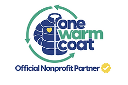 One Warm Coat Official Nonprofit Partner seal