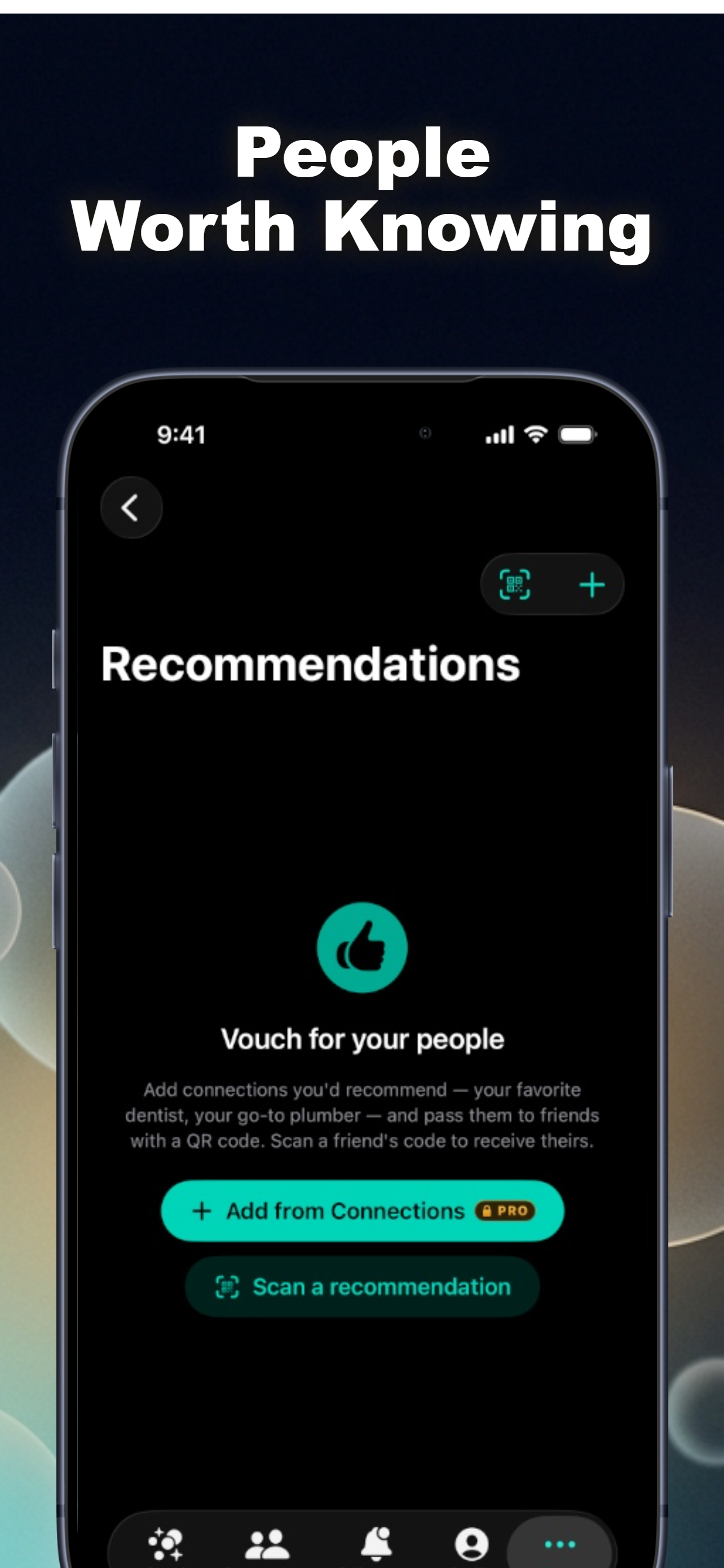 Recommendations: vouch for your people